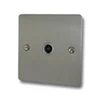 Slim Satin Stainless TV Socket - Click to see large image