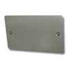 Slim Satin Stainless Blank Plate - Click to see large image