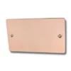 Slim Polished Copper Blank Plate - Click to see large image