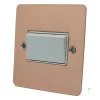 Slim Polished Copper Fan Isolator - Click to see large image