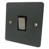 Slim Dark Pewter Intermediate Light Switch - Click to see large image