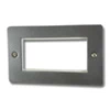 Slim Dark Pewter Modular Plate - Click to see large image