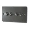 Slim Dark Pewter Toggle (Dolly) Switch - Click to see large image