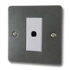 Slim Dark Pewter Flex Outlet Plate - Click to see large image