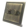Victoria Antique Brass LED Dimmer - Click to see large image