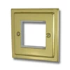 Victoria Polished Brass Modular Plate - Click to see large image