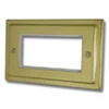 Victoria Polished Brass Modular Plate - Click to see large image