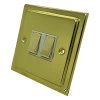 Victoria Polished Brass Light Switch - Click to see large image