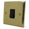 Style Polished Brass Light Switch - Click to see large image