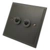 Style Silk Bronze Toggle (Dolly) Switch - Click to see large image