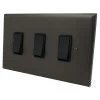 Style Silk Bronze Light Switch - Click to see large image