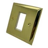 Grande Polished Brass Modular Plate - Click to see large image