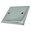 Grande Polished Chrome Blank Plate - Click to see large image