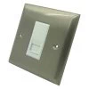 Grande Satin Stainless RJ45 Network Socket - Click to see large image