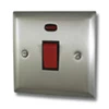 Grande Satin Stainless Cooker (45 Amp Double Pole) Switch - Click to see large image