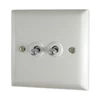 Grande White Toggle (Dolly) Switch - Click to see large image