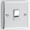 Ensemble Polished Chrome Light Switch - Click to see large image