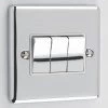 Ensemble Polished Chrome Light Switch - Click to see large image