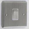 Ensemble Brushed Chrome Intermediate Light Switch - Click to see large image