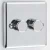 Ensemble Polished Chrome Intelligent Dimmer - Click to see large image
