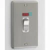 Ensemble Brushed Chrome Cooker (45 Amp Double Pole) Switch - Click to see large image