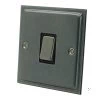 Nouveau Dark Pewter Intermediate Light Switch - Click to see large image