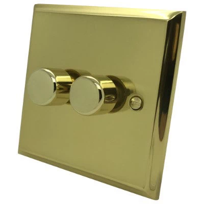 Style Polished Brass LED Dimmer