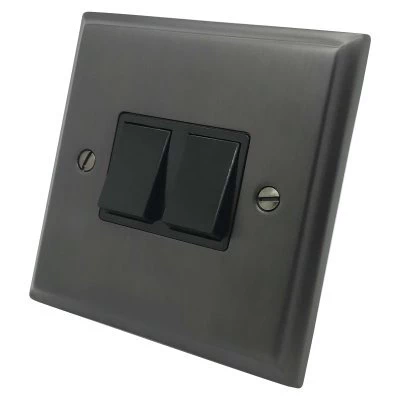 Style Silk Bronze Intermediate Switch and Light Switch Combination