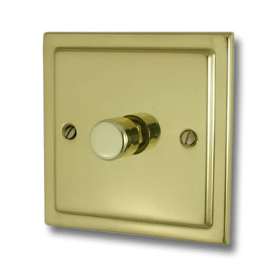 Victoria Classic Polished Brass Intelligent Dimmer