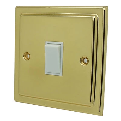 Victoria Classic Polished Brass Plug Socket with USB Charging