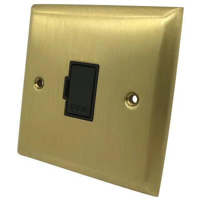 Grande Satin Brass Unswitched Fused Spur