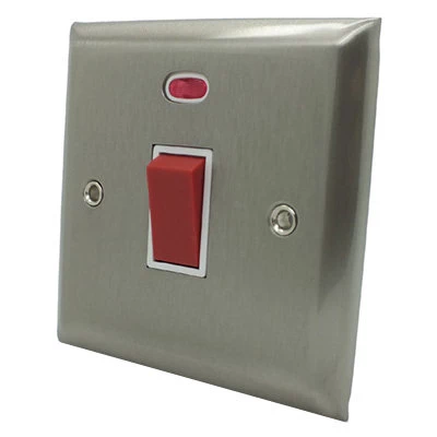 Grande Satin Stainless Cooker (45 Amp Double Pole) Switch