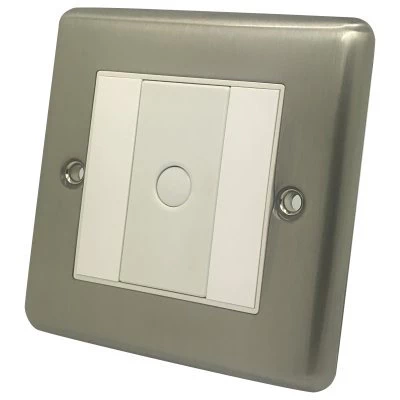 Ensemble Brushed Chrome Time Lag Staircase Switch