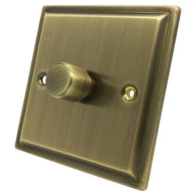 Art Deco Antique Brass Intelligent Dimmer