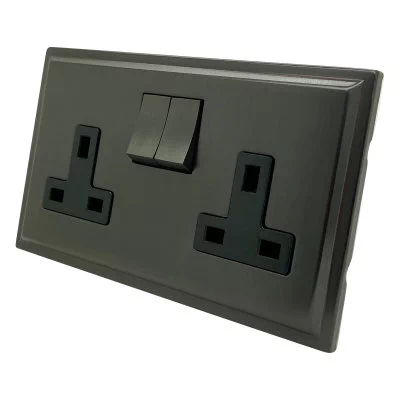Art Deco Screwless Cocoa Bronze Intermediate Toggle (Dolly) Switch Art Deco Screwless Cocoa Bronze Intermediate Toggle (Dolly) Switch
