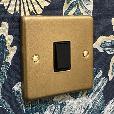 Classical Aged Old Gold Sockets & Switches