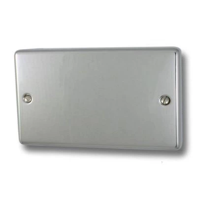 Classical Polished Chrome Blank Plate