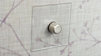 Crystal Clear (Satin Chrome) LED Dimmer