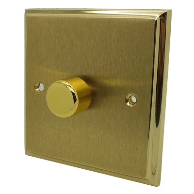 Duo Premier Plus Satin Brass (Cast) Intelligent Dimmer