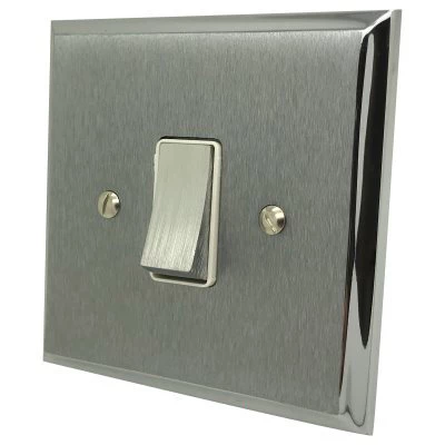 Duo Premier Plus Satin Chrome (Cast) Intermediate Light Switch