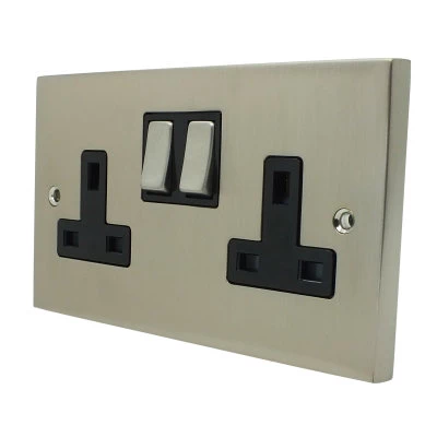Edwardian Elite Satin Nickel Sockets & Switches