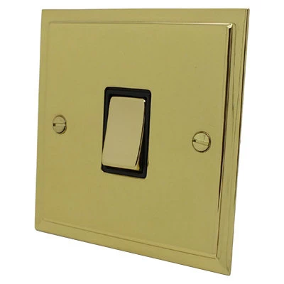 Elegance Elite Polished Brass Intermediate Light Switch