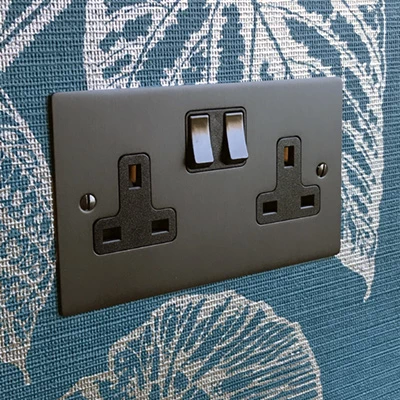 Elite Flat Old Bronze Sockets & Switches