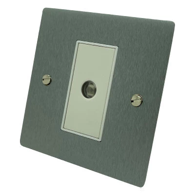 Elite Flat Satin Chrome Time Lag Staircase Switch