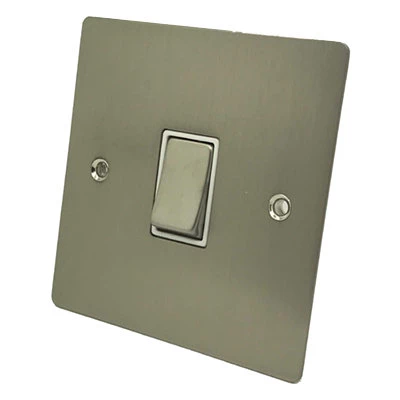 Elite Flat Satin Nickel Intermediate Light Switch