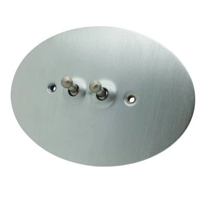 Ellipse Satin Chrome Toggle (Dolly) Switch