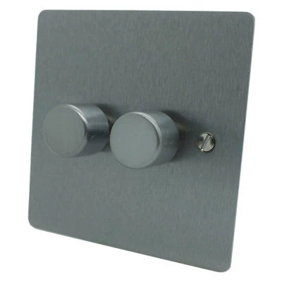 Elite Flat Satin Chrome LED Dimmer