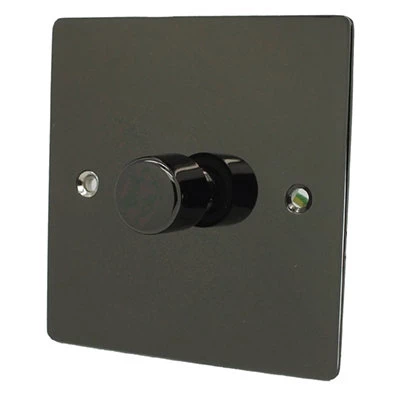 Flatplate Supreme Black Nickel LED Dimmer