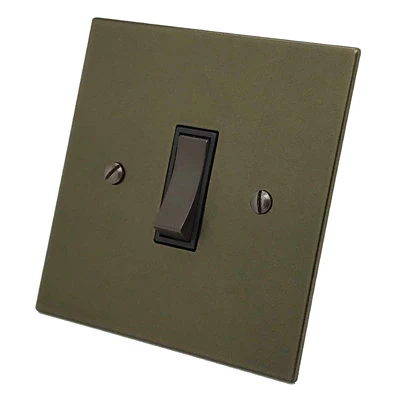 Heritage Flat Light Bronze Antique Light Switch