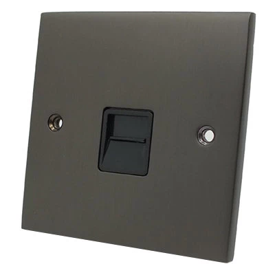 Low Profile Silk Bronze Telephone Master Socket